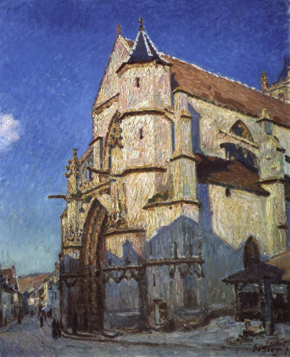 The Church at Moret, Evening