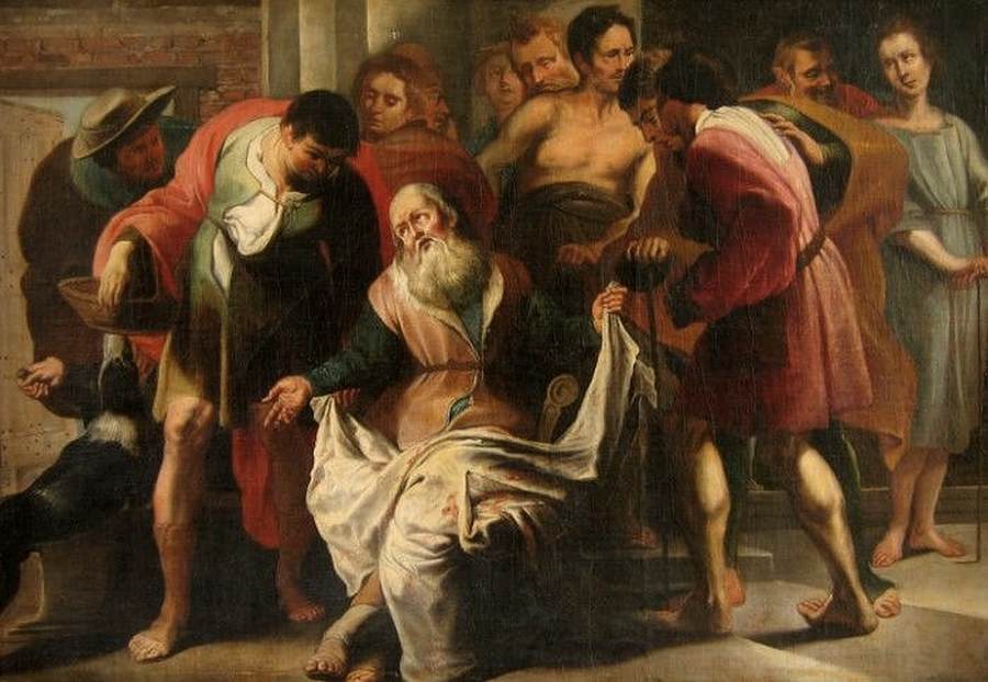 Jacob's Sons Bring Bloody Clothing to Joseph