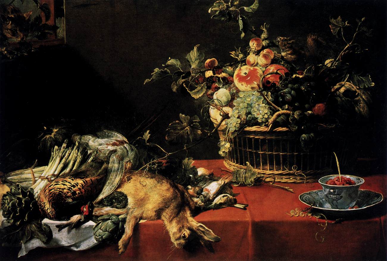Still-Life with Fruit Basket and Game