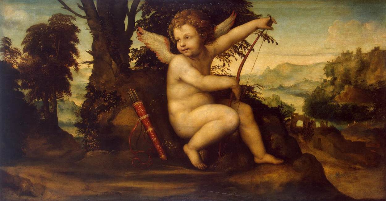 Cupid in a Landscape
