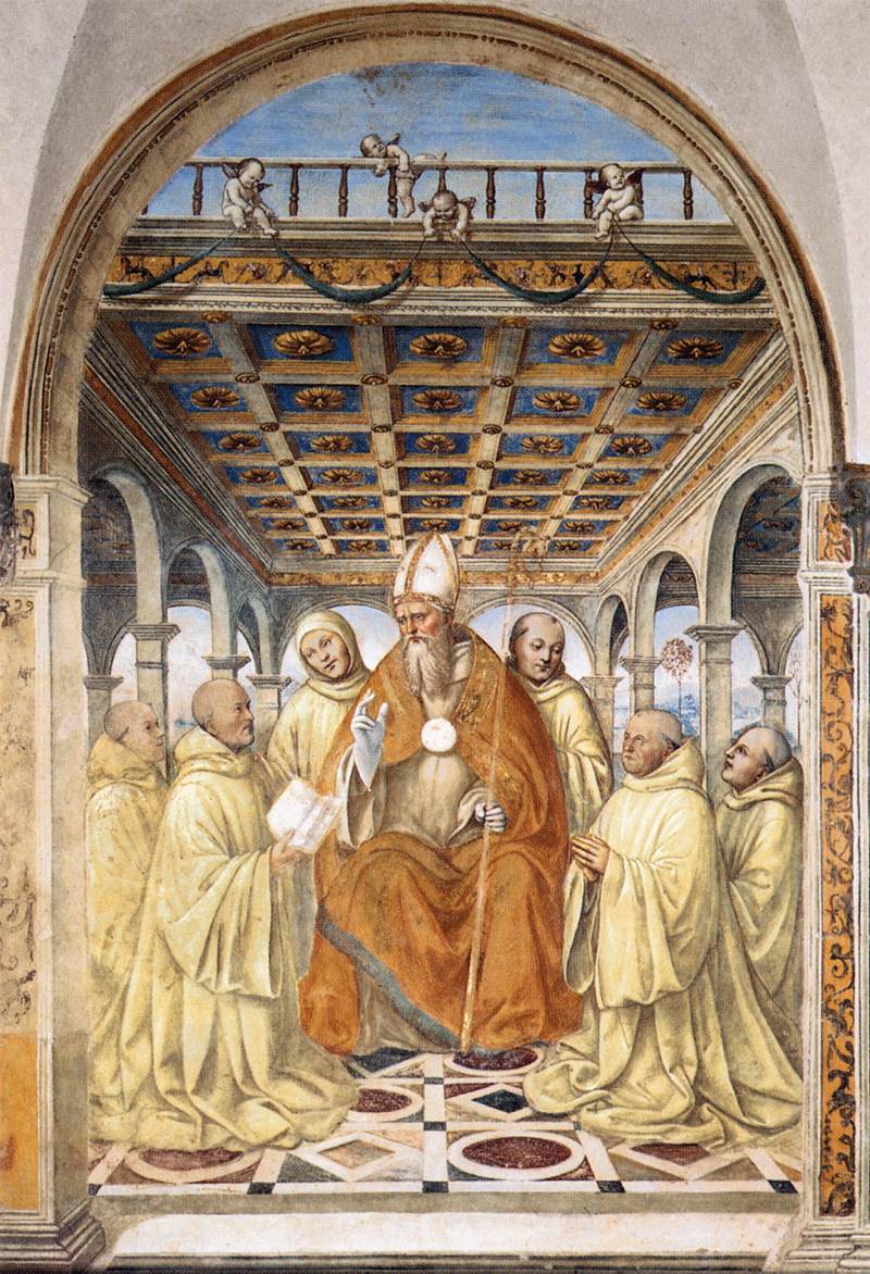 The Confirmation of the Olivetan Order by the Bishop of Arezzo