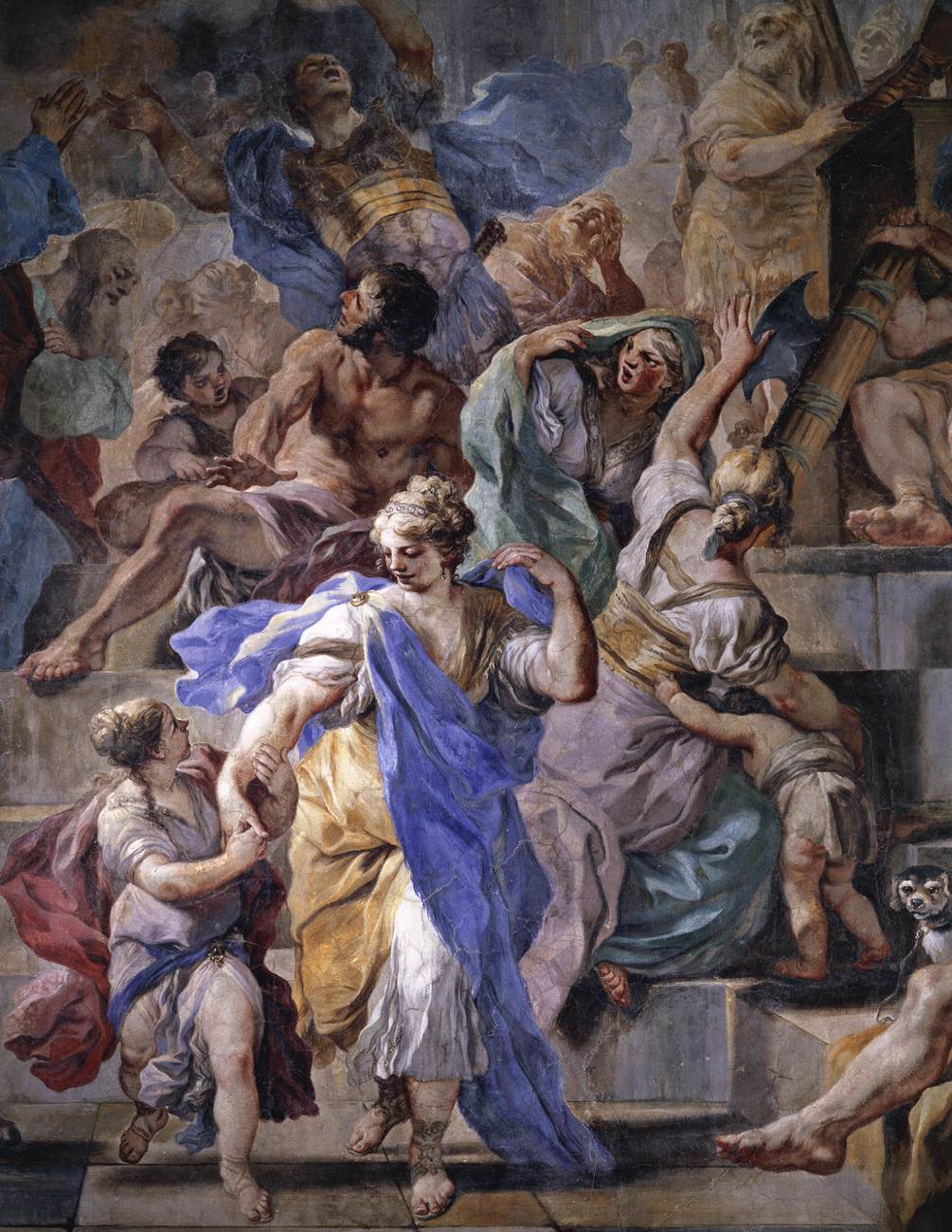 Fall of Simon Magus (detail)