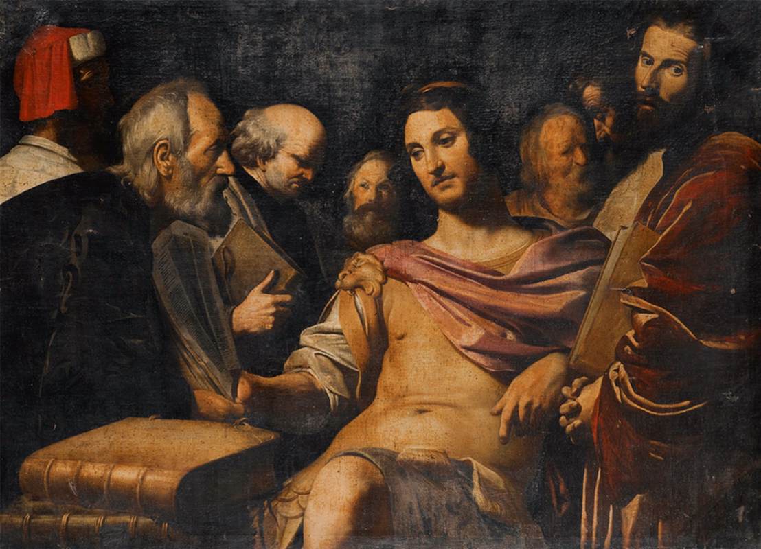 Ptolemy II Discussing the Translation of the Old Testament with the Hebrew Scholars