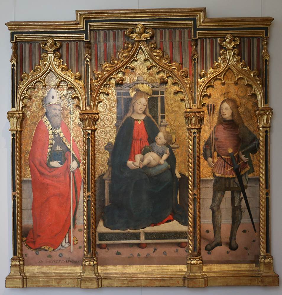 Virgin and Child Enthroned with Sts Ubald and Sebastian