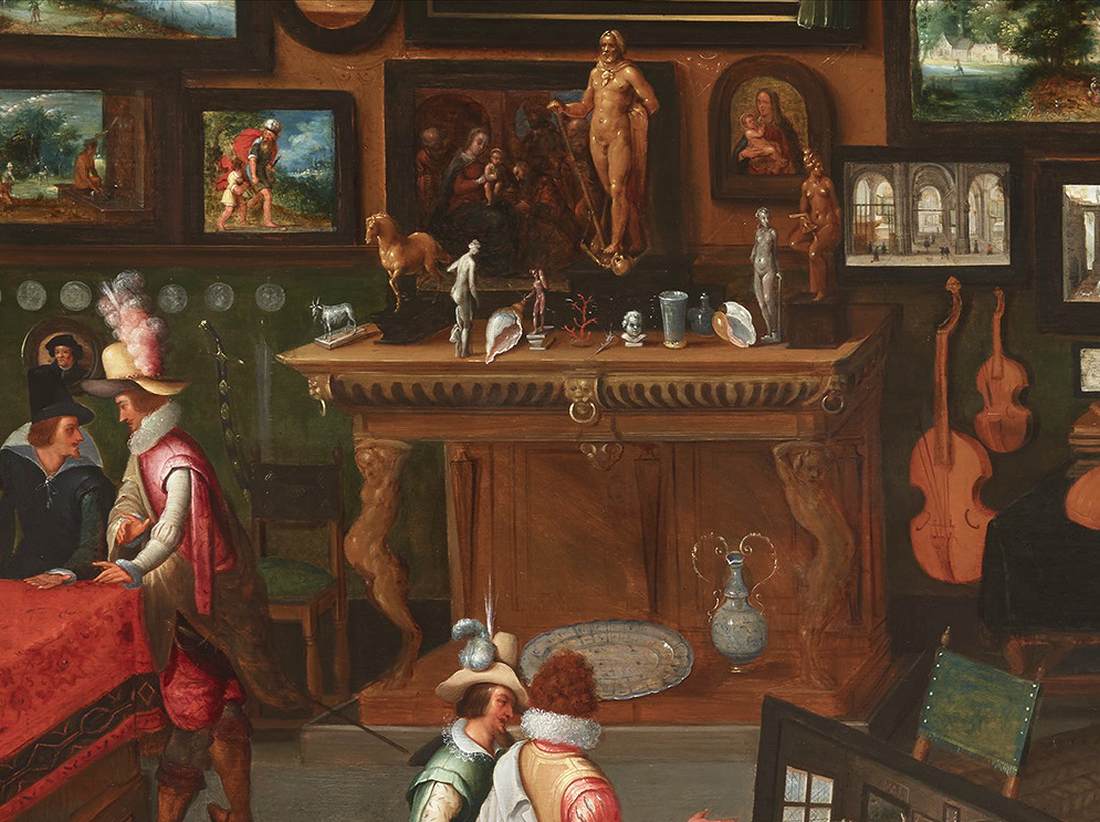 A Collector's Cabinet (detail)