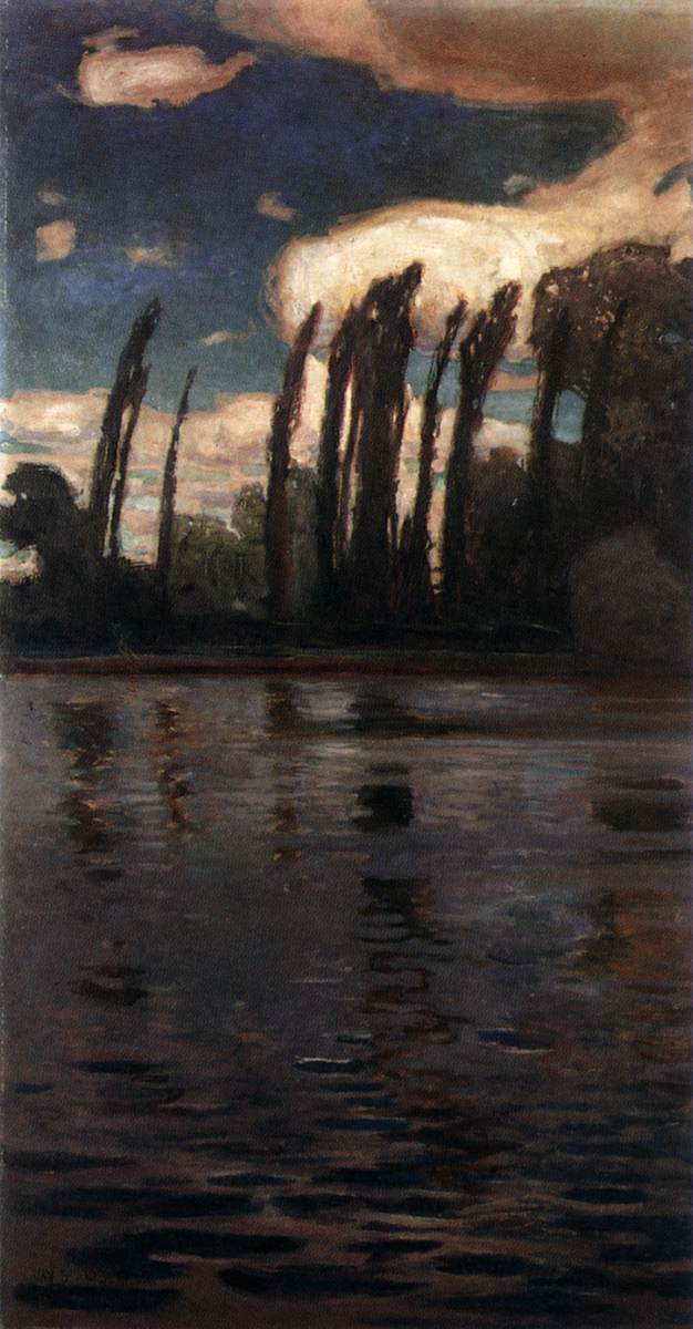 Poplars beside the River