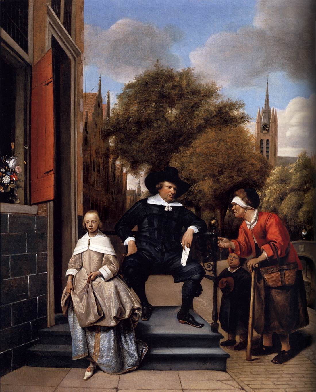 A Burgher of Delft and His Daughter