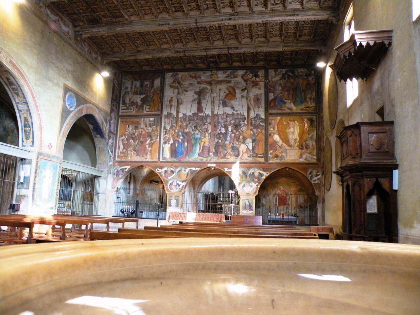 Crucifixion and other scenes