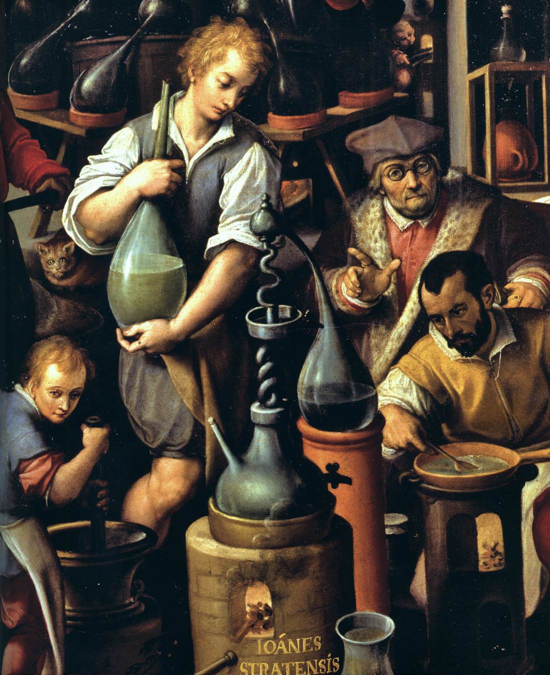 An Alchemist's Laboratory (detail)