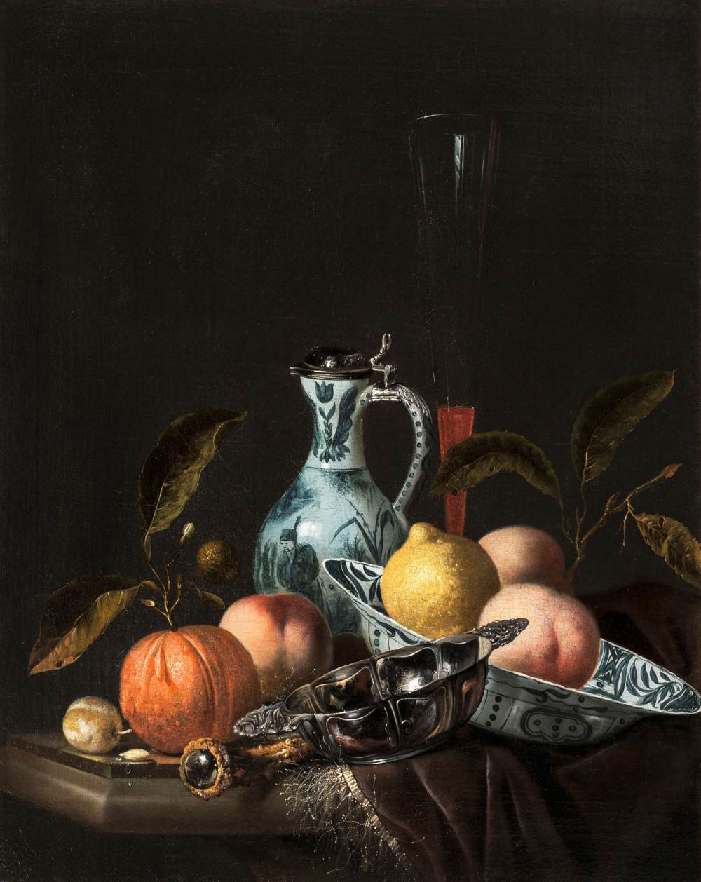 Still-Life with Fruit and Chinese Porcelain