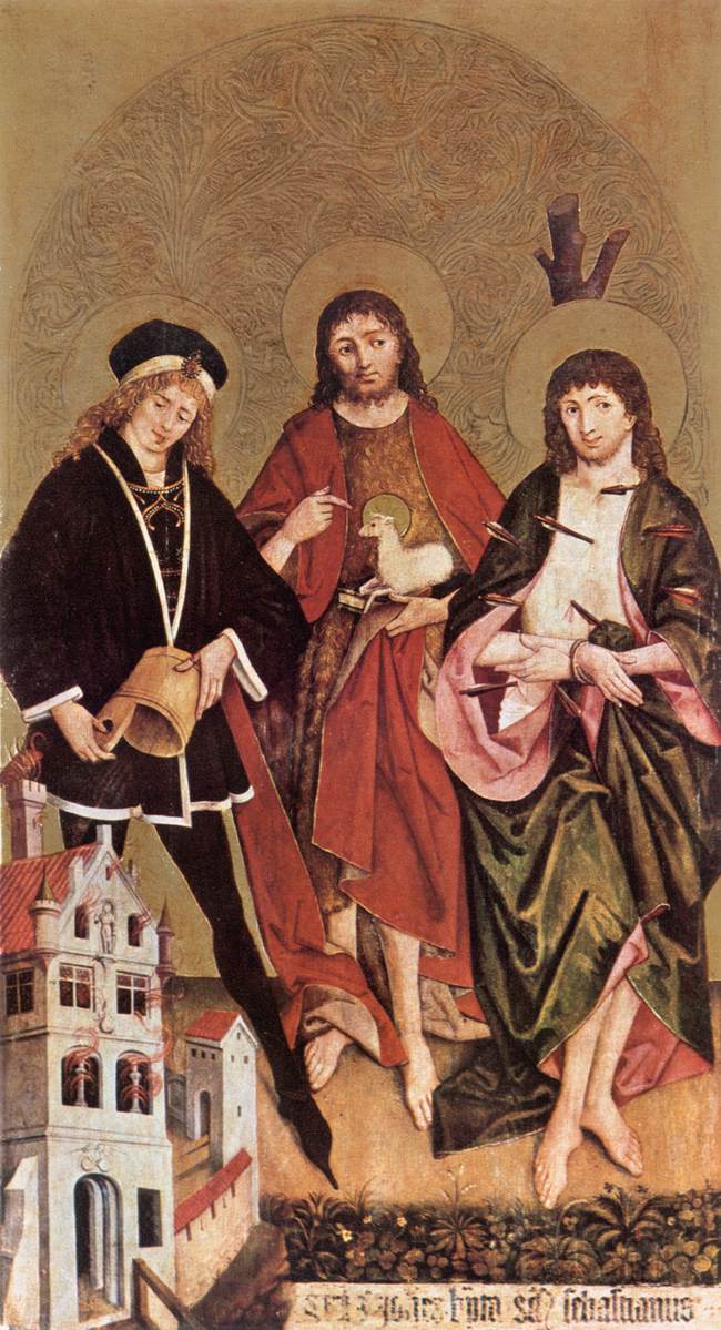 Sts Florian, John the Baptist and Sebastian