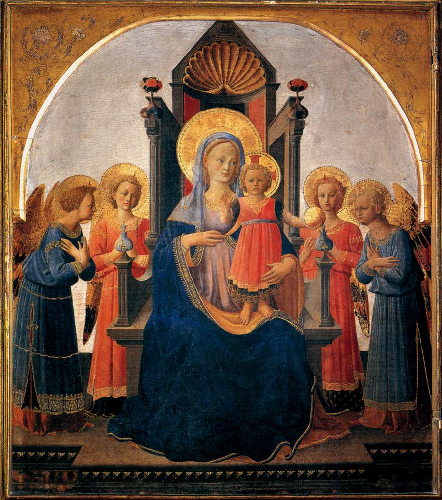 Madonna and Child with Angels