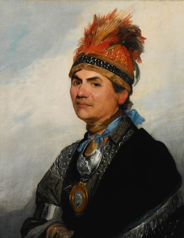 Portrait of the Mohawk Chieftain Thayendanegea, Known as Joseph Brant