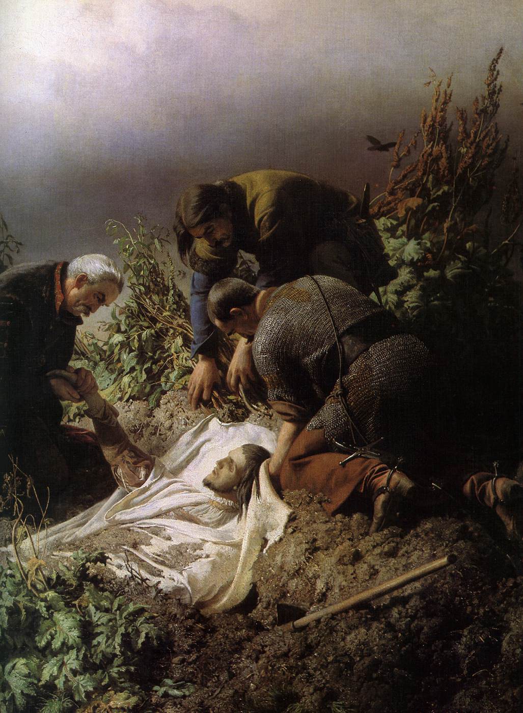 Discovery of the Body of King Louis the Second (detail)