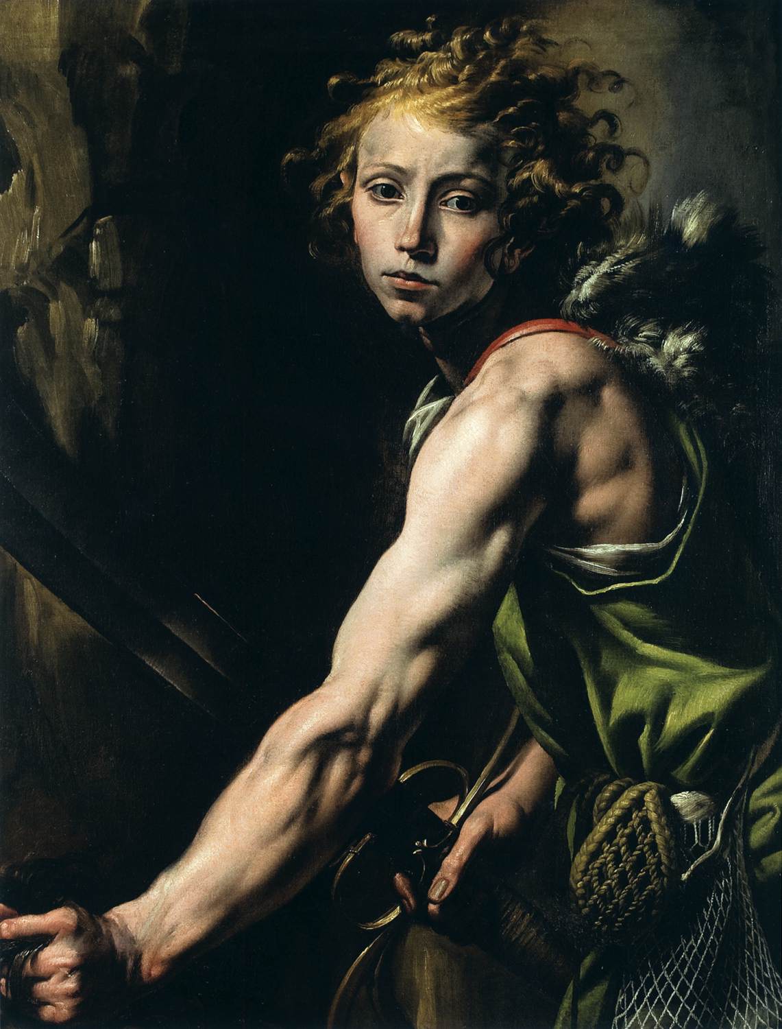 David with the Head of Goliath (detail)