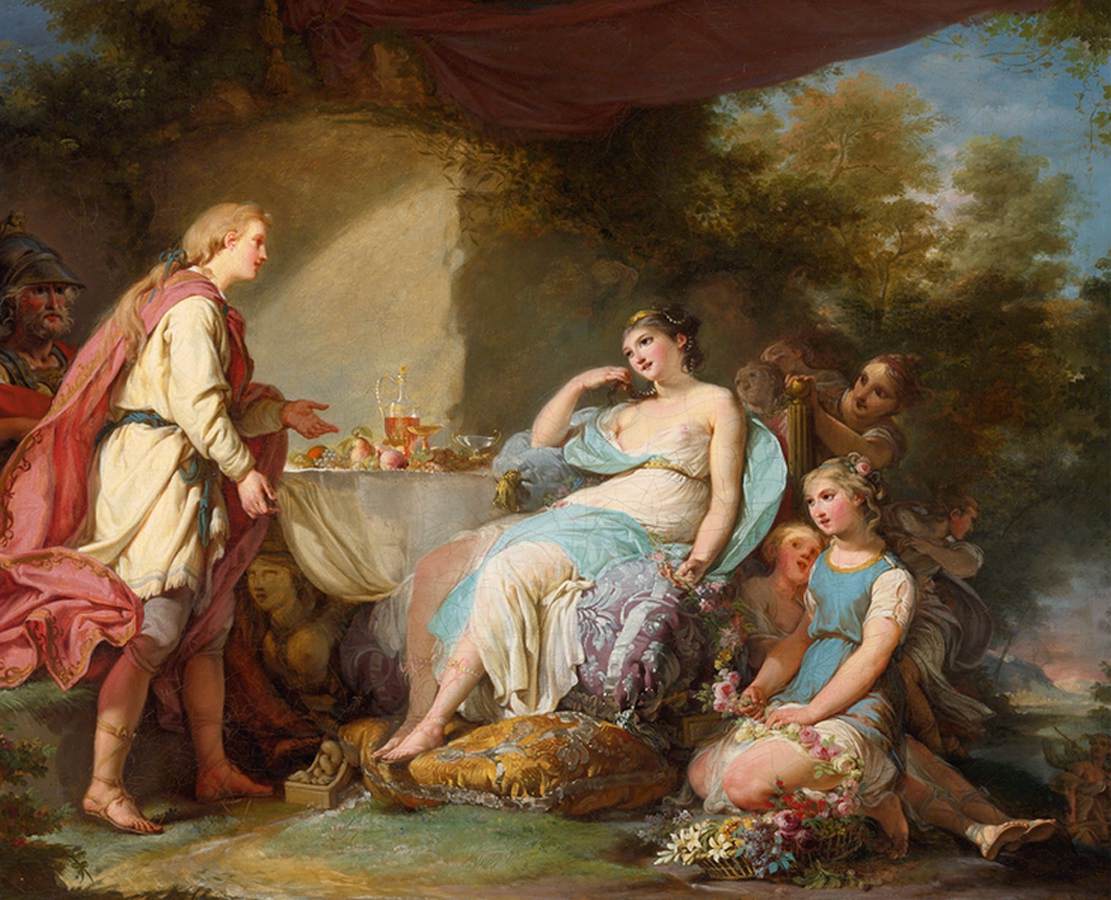 Telemachus on the Island of the Goddess Calypso