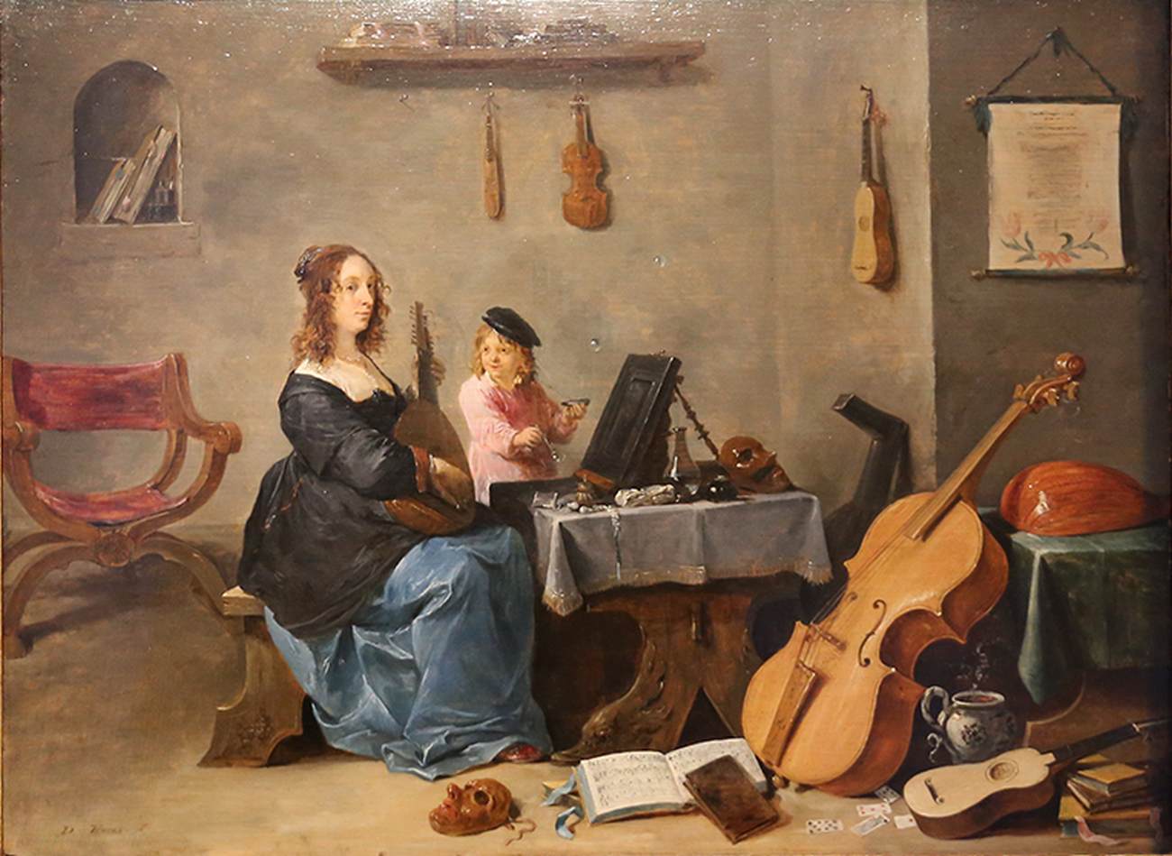 Portrait of Anna Brueghel and her Son, David