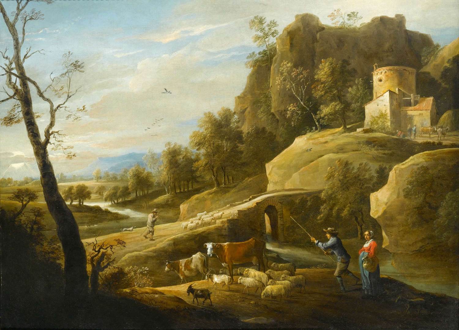 Landscape with a Shepherd and a Shepherdess