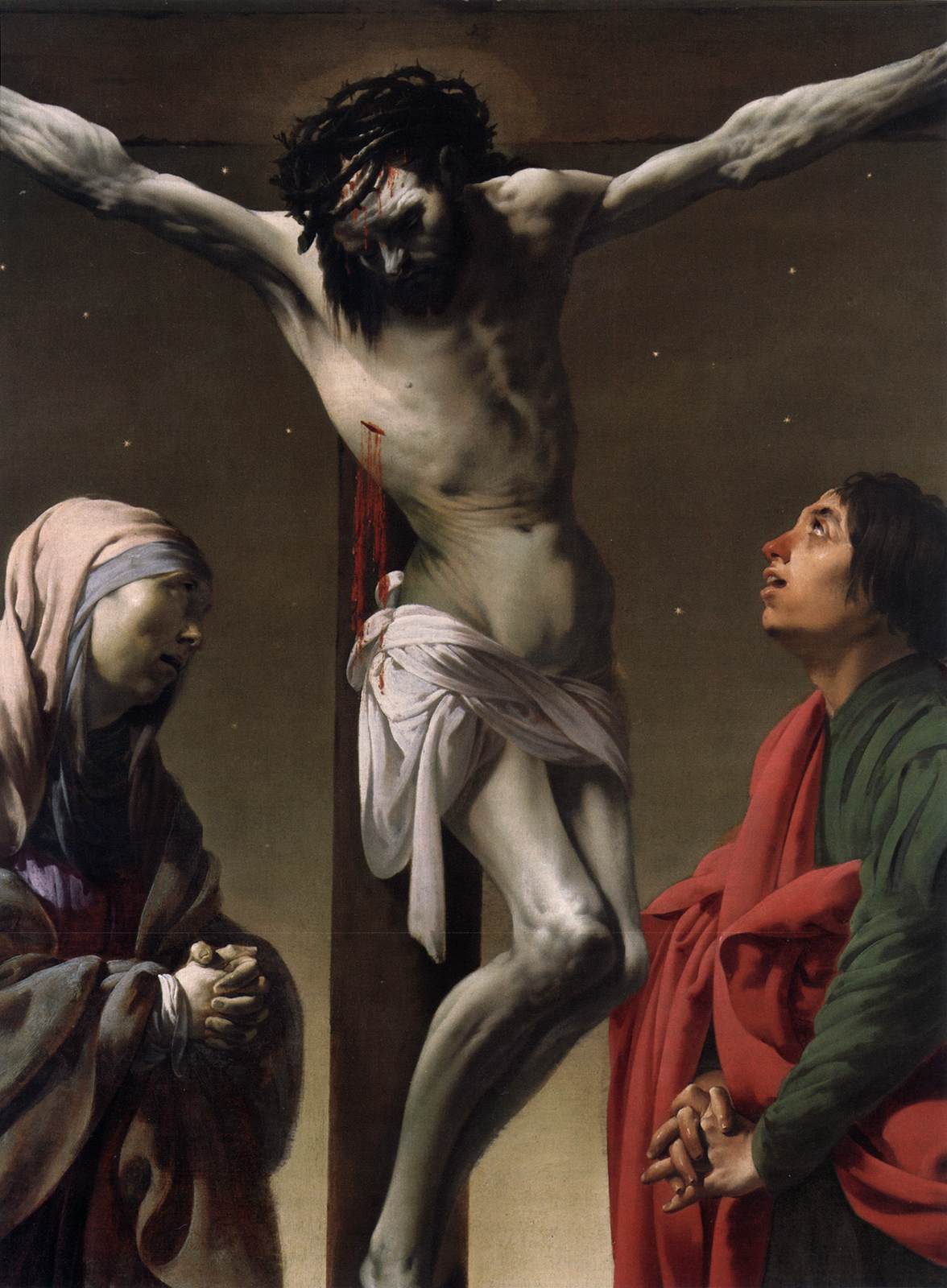 The Crucifixion with the Virgin and St John (detail)