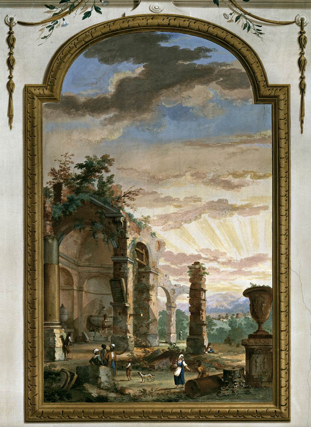 Wall painting: Shepherd Idyll