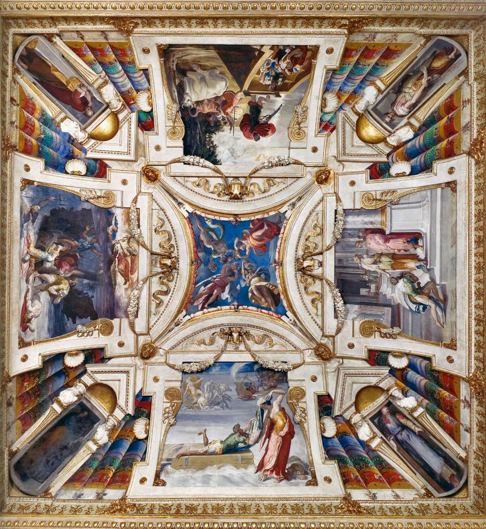 View of the ceiling vault