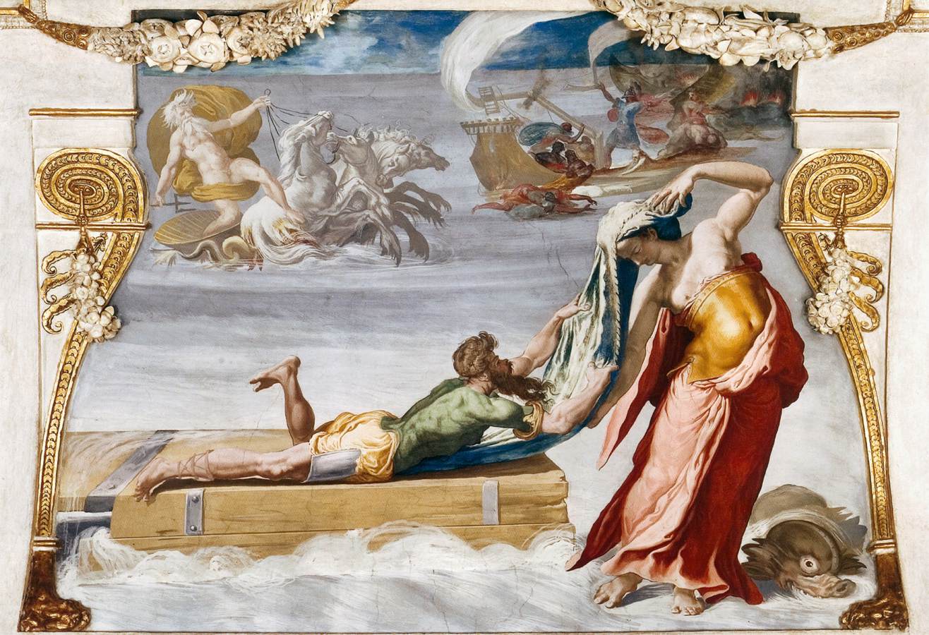 Odysseus and Ino Leucothea (scene 8)