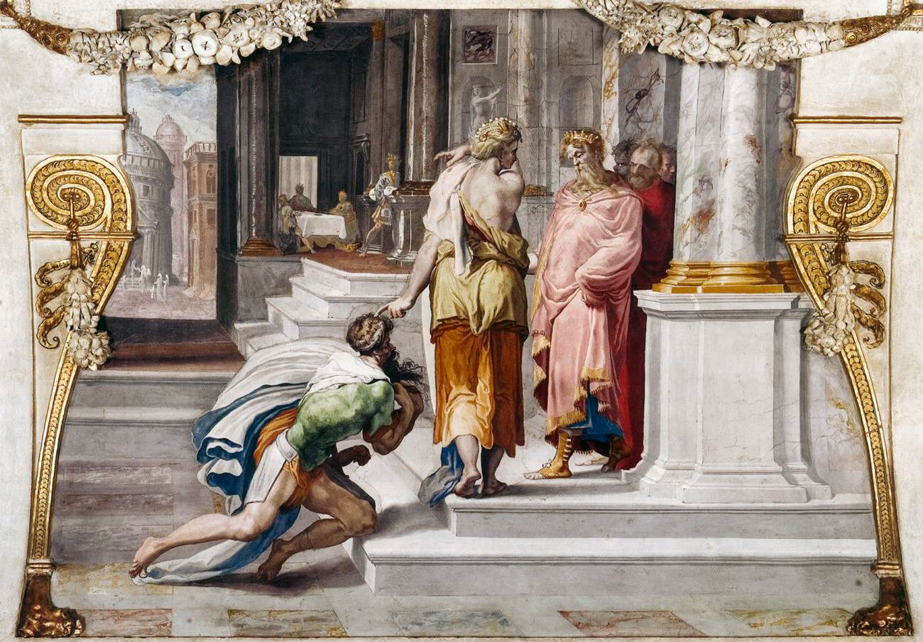Odysseus at the Court of the Phaeacians (scene 9)