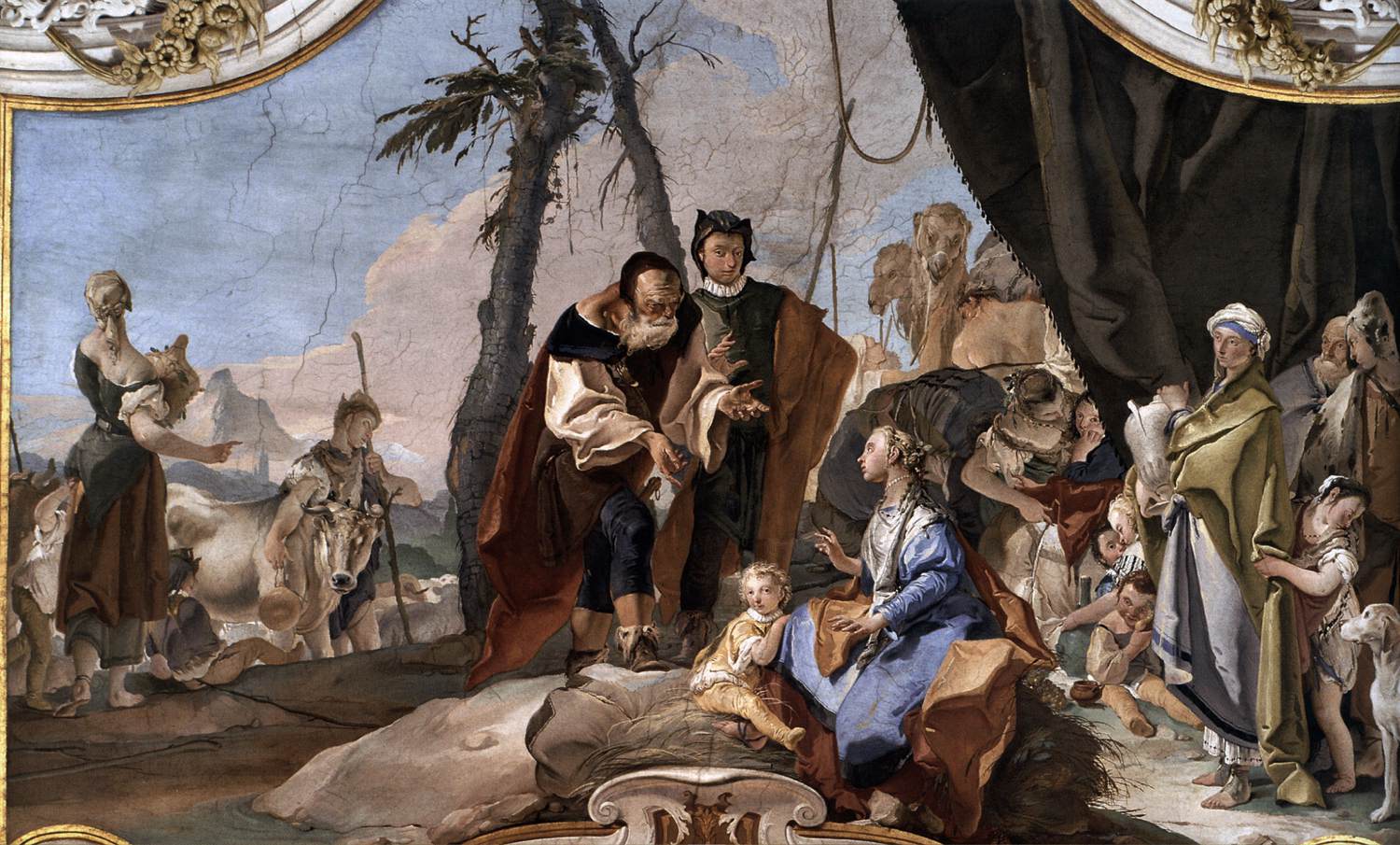 Rachel Hiding the Idols from Her Father Laban