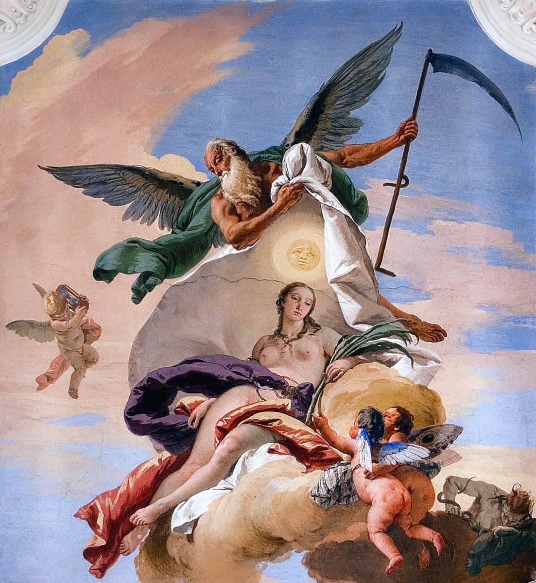 Time Revealing Truth and Casting Out Envy (detail)