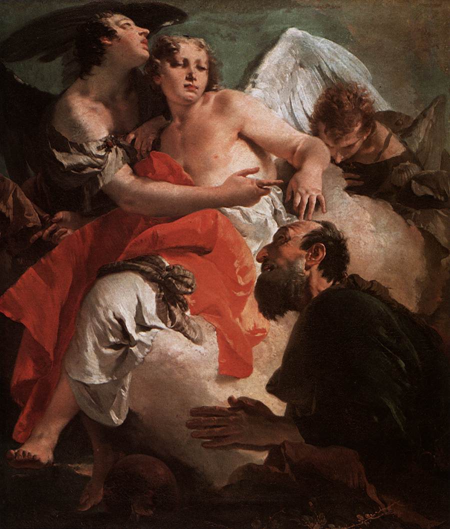Abraham Praying before the Three Angels