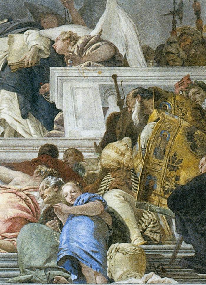 The Institution of the Rosary (detail)