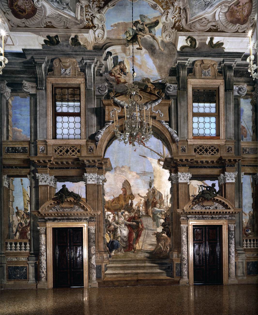 View of the west wall