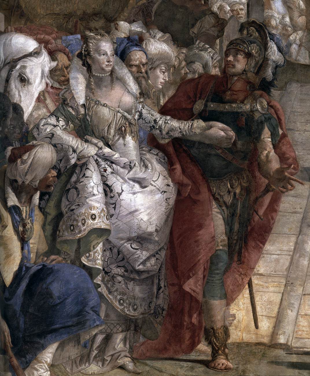 The Meeting of Antony and Cleopatra (detail)