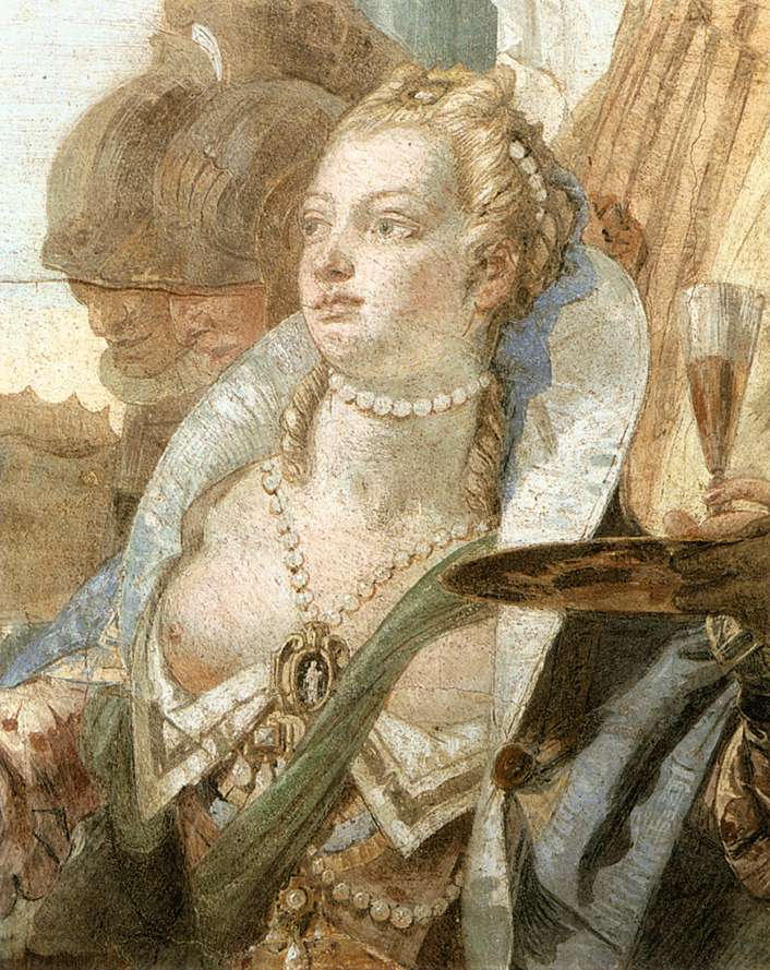 The Banquet of Cleopatra (detail)