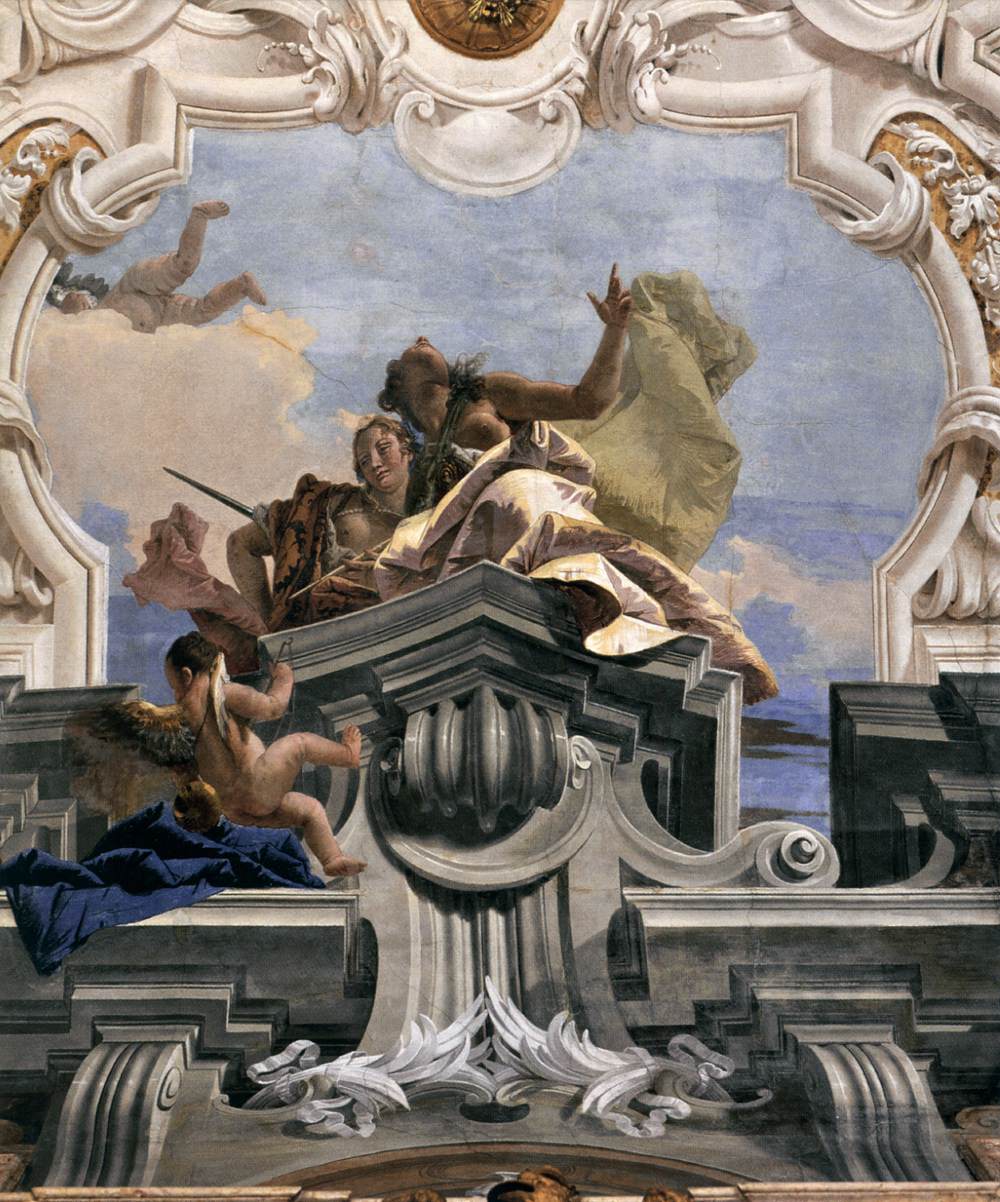 Side ceiling cartouche