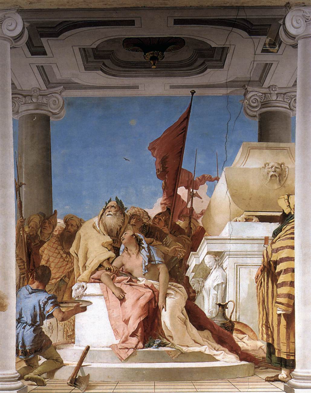 The Sacrifice of Iphigenia (detail)