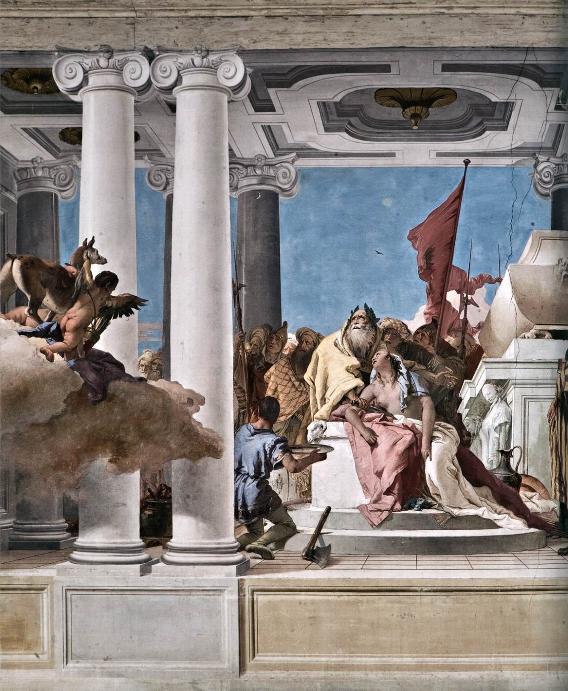 The Sacrifice of Iphigenia (detail)