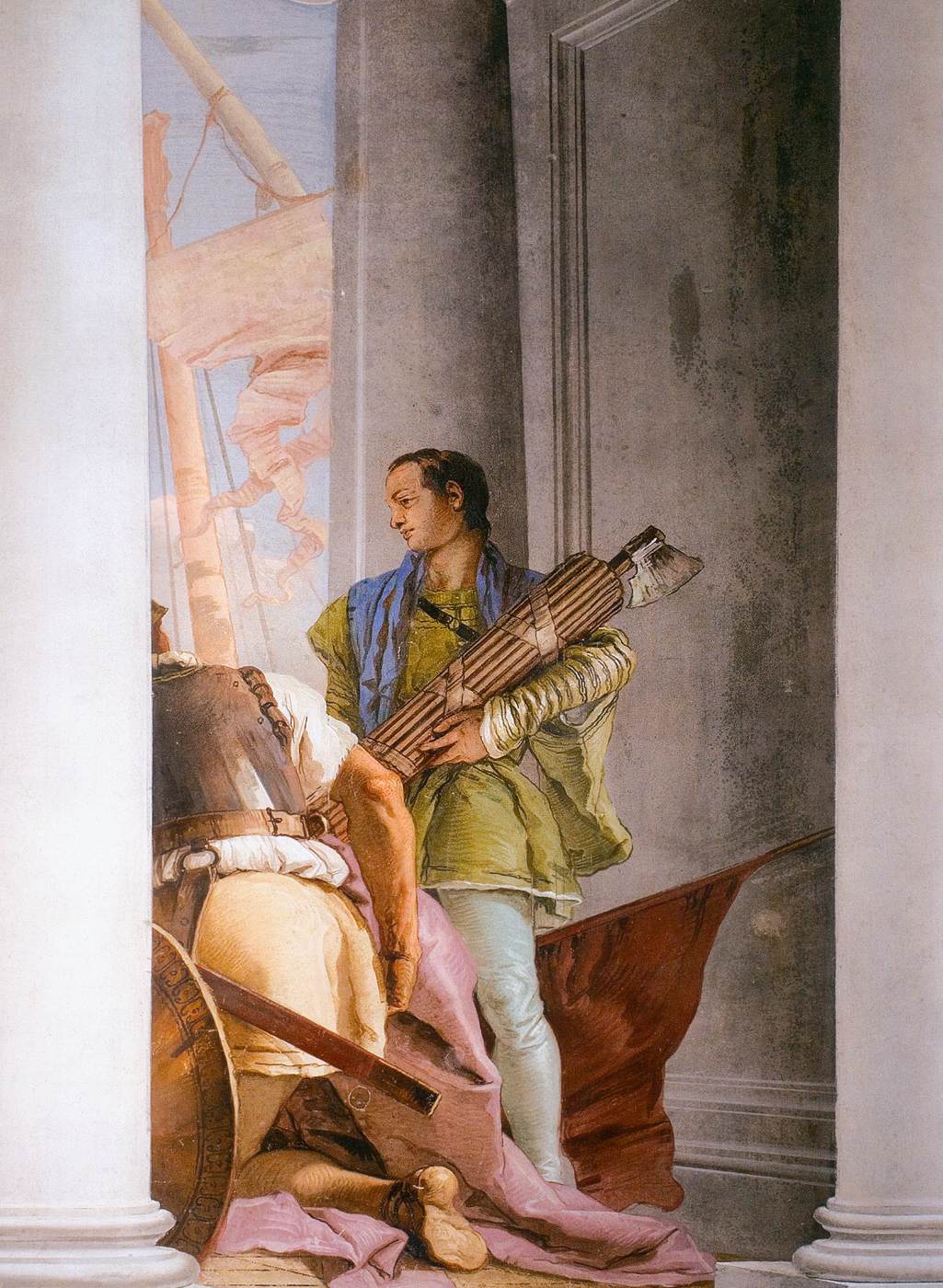 The Greek Fleet in Aulis