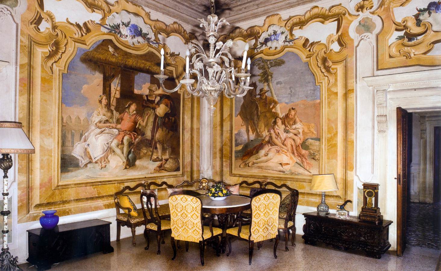 View of the room of Ariosto