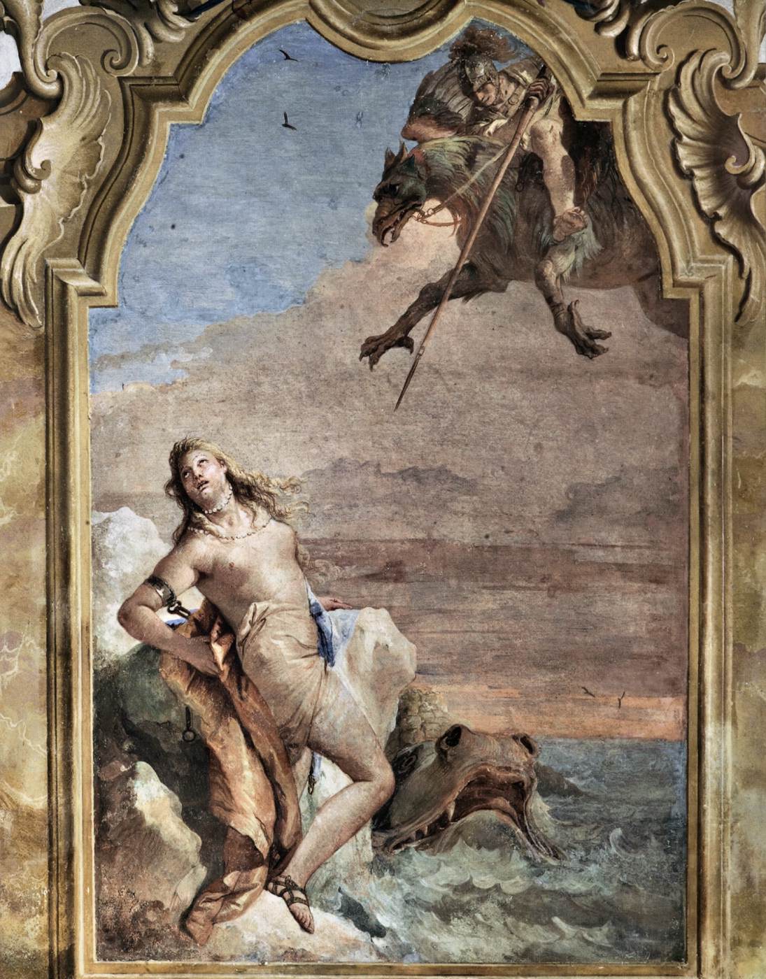 Orlando Rescues Angelica from a Monster