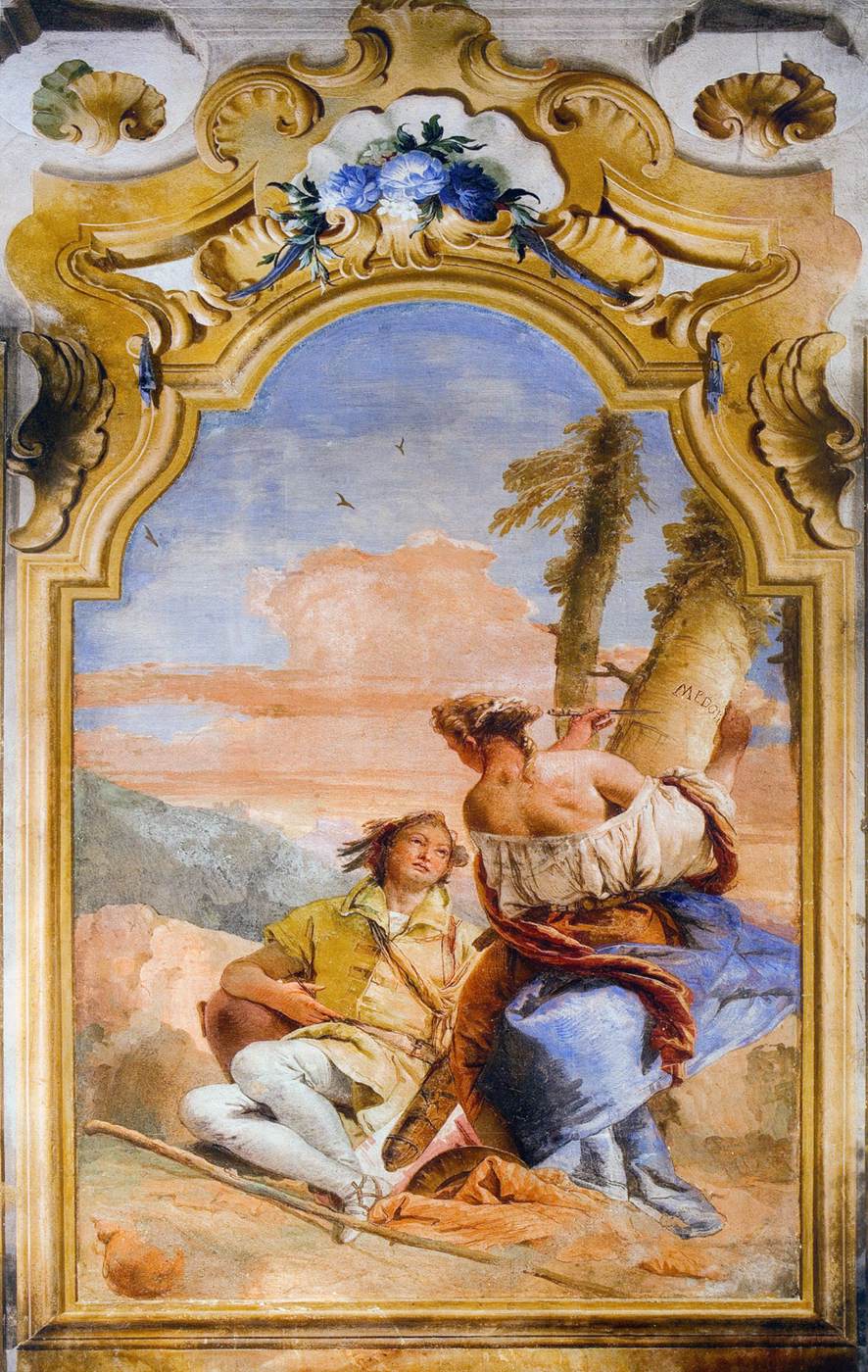 Angelica Carving Medoro's Name on a Tree