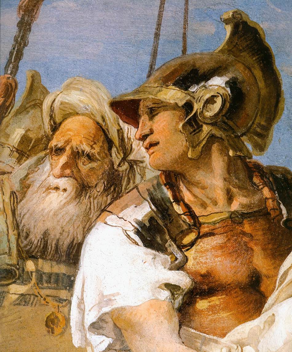 Aeneas Introducing Cupid Dressed as Ascanius to Dido (detail)