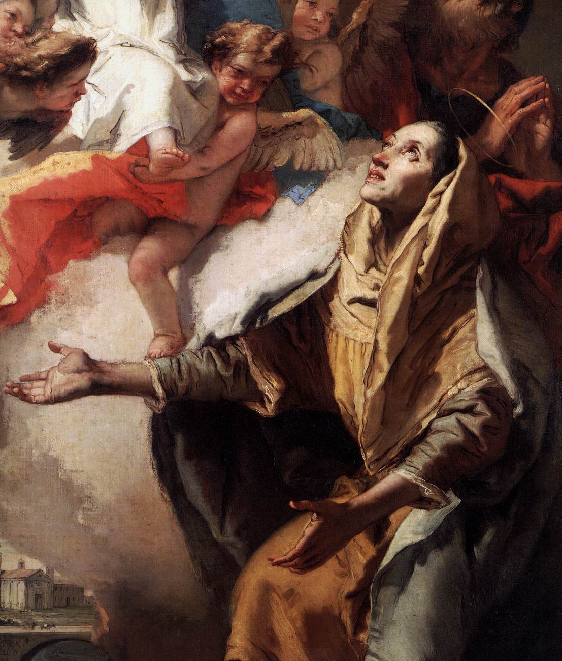 The Vision of St Anne (detail)