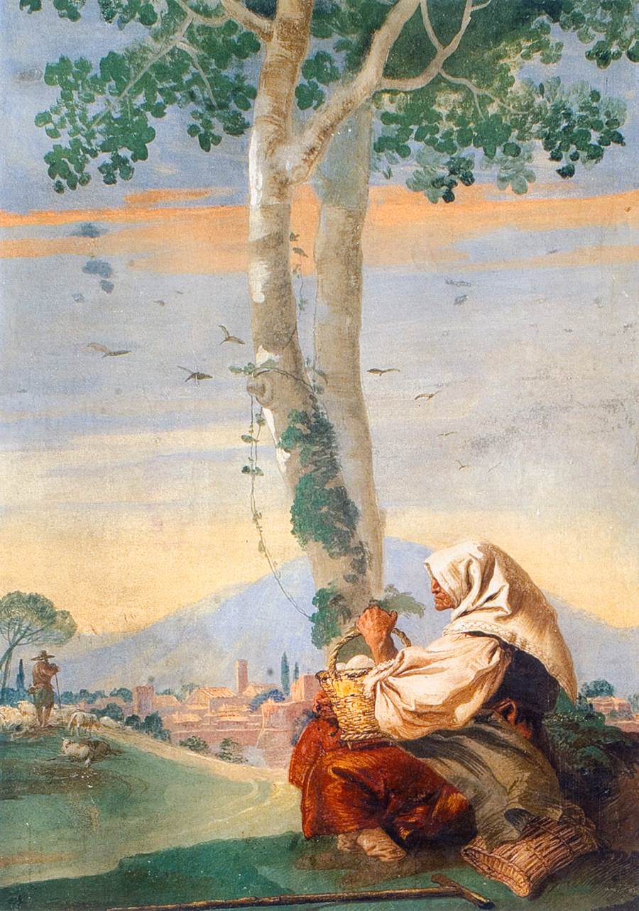 Peasant Woman with a Basket of Eggs