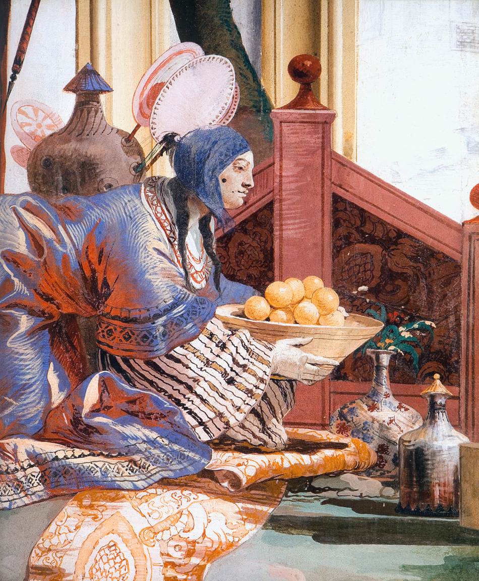 Offering of Fruits to Moon Goddess (detail)