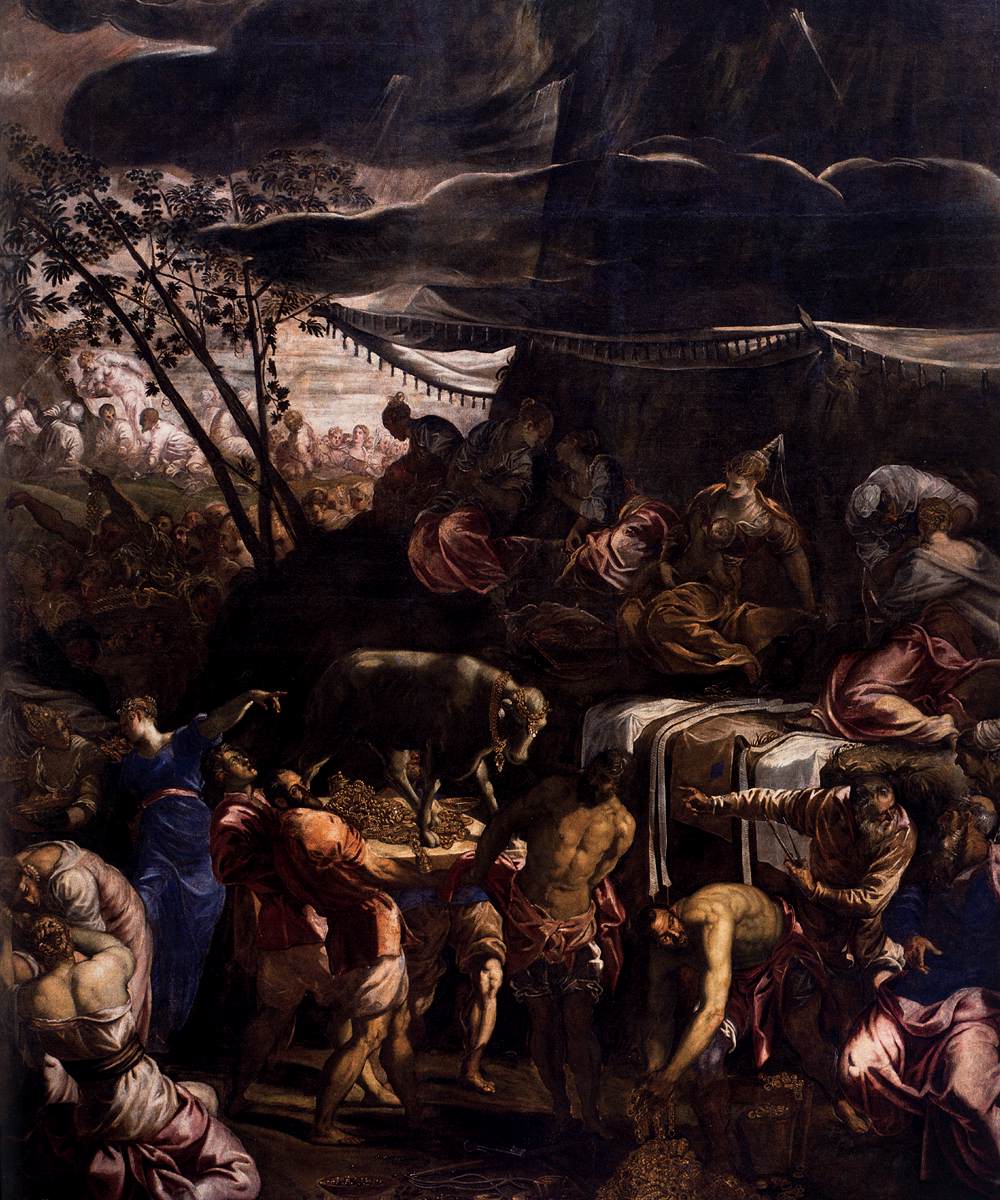 Moses Receiving the Tables of the Law (detail)