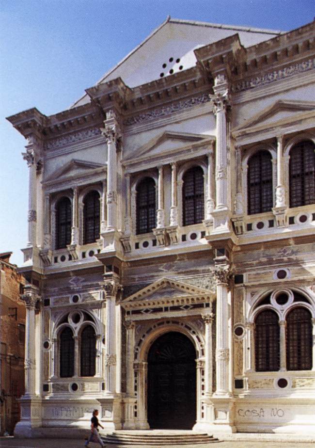Façade of the Scuola Grande di San Rocco