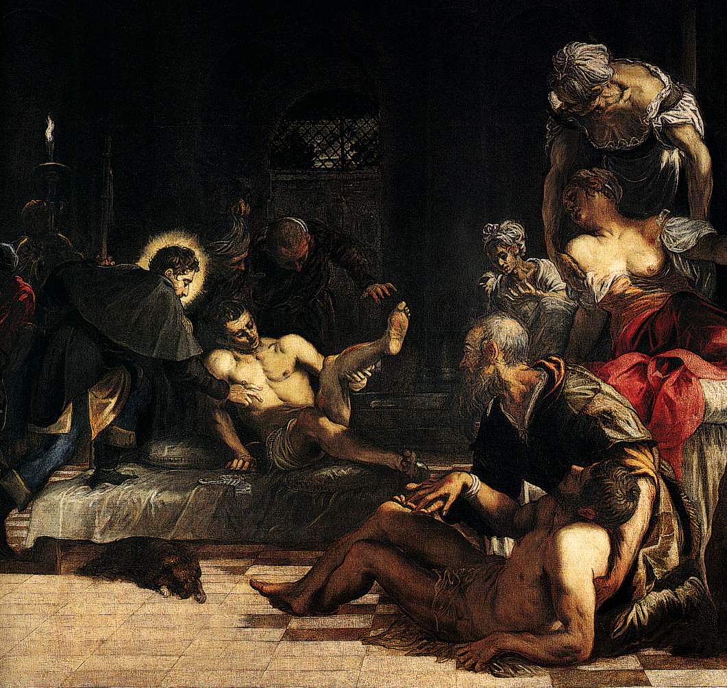 St Roch in the Hospital (detail)