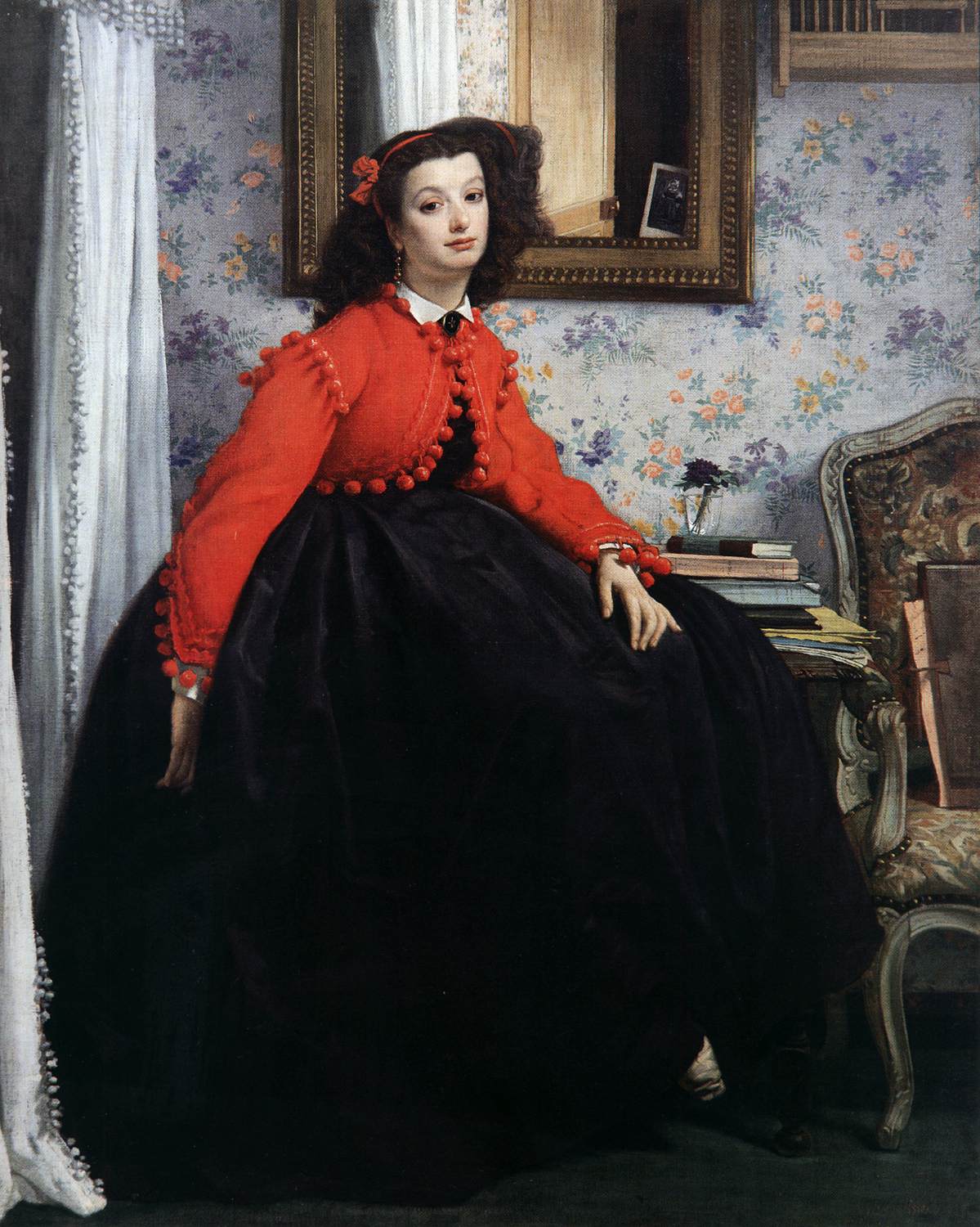 Portrait of Miss L.L. or Girl in a Red Jacket