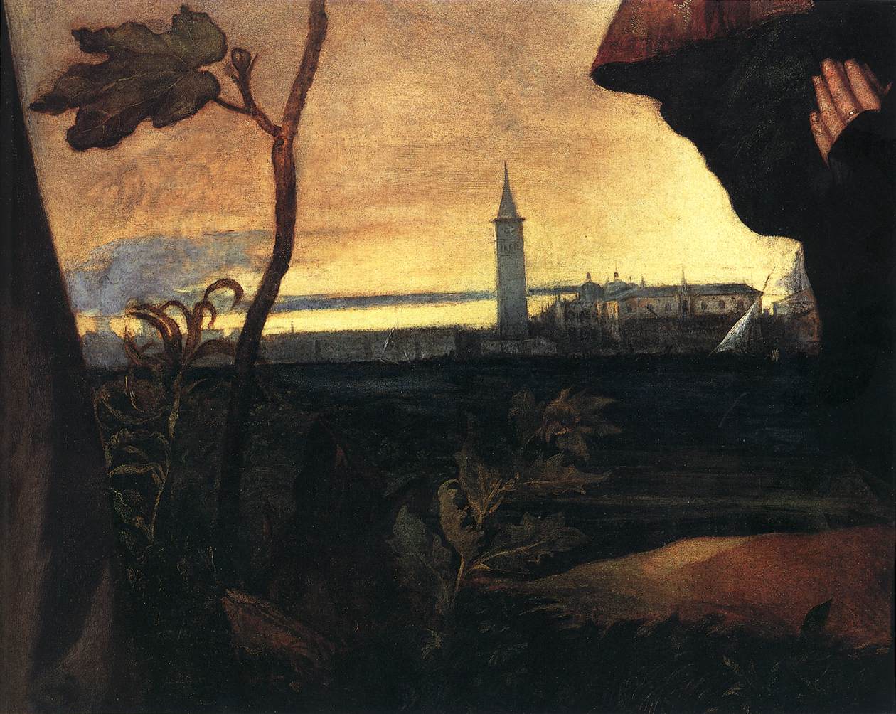 Madonna in Glory with the Christ Child and Sts Francis and Alvise with the Donor (detail)